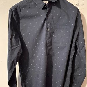 Urban Outfitters Navy Button-Down